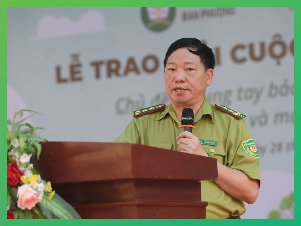 Mr Le Minh Tuyen - Head of Hanoi Forest Protection Department